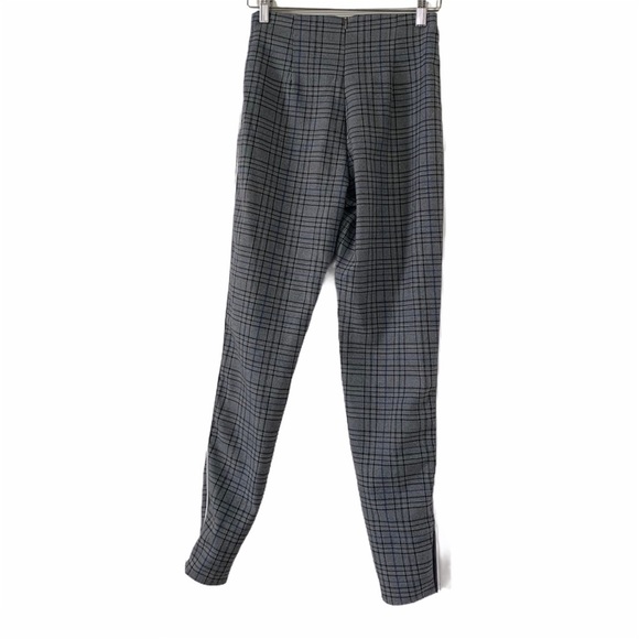REVOLVE About Us Celine Pants Gray Plaid size XS - Picture 5 of 11